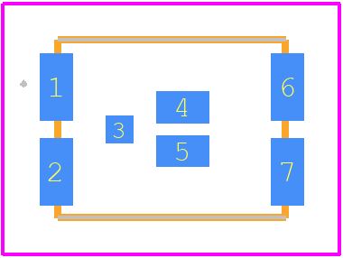IRF7946TRPBF - Infineon PCB footprint - Other - Other - DirectFET MX_FFW