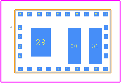 MAXM17514ALI+ - Analog Devices PCB footprint - Other - Other - MAXM17514ALI+-2