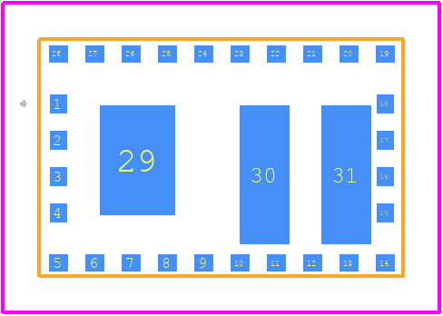MAXM17516ALI+ - Analog Devices PCB footprint - Other - Other - L286510+1_2025