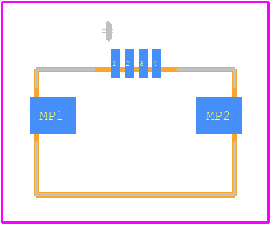 54550-0433 - Molex PCB footprint - Other - Other - 54550-0433-2