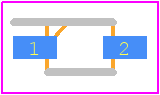 SMP1302-011LF - Skyworks PCB footprint - Small Outline Diode - Small Outline Diode - SOD-323