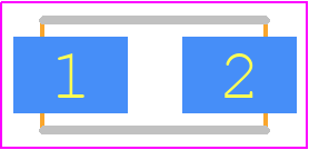 FM4004-W - Rectron PCB footprint - Diodes Moulded Non Polarised - Diodes Moulded Non Polarised - FM