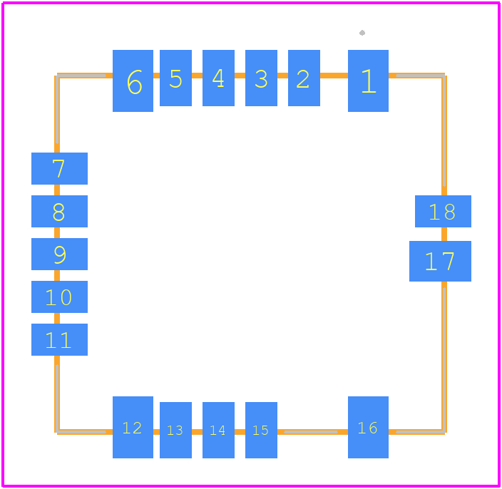 ZM3102AM-CME1 - Sigma Designs Inc. PCB footprint - Other - Other - SMD-18
