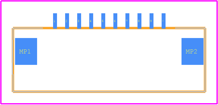 AFA01-S10FCC-00 - JUSHUO PCB footprint - Other - Other - AFA01-S10FCC-00-1