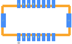 DF37NB-16DS-0.4V(51) - Hirose PCB footprint - Other - Other - DF37NB-16DS-0.4V(53)