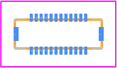 DF37NB-24DS-0.4V(53) - Hirose PCB footprint - Other - Other - DF37NB-24DS-0.4V(53)-2