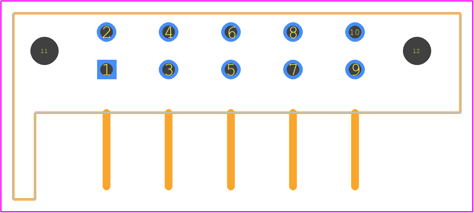 5787428-1 - TE Connectivity PCB footprint - Other - Other - 5787428-1