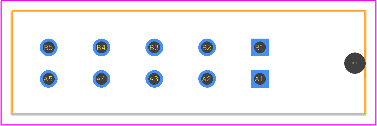 5787419-1 - TE Connectivity PCB footprint - Other - Other - 5787419-1-2