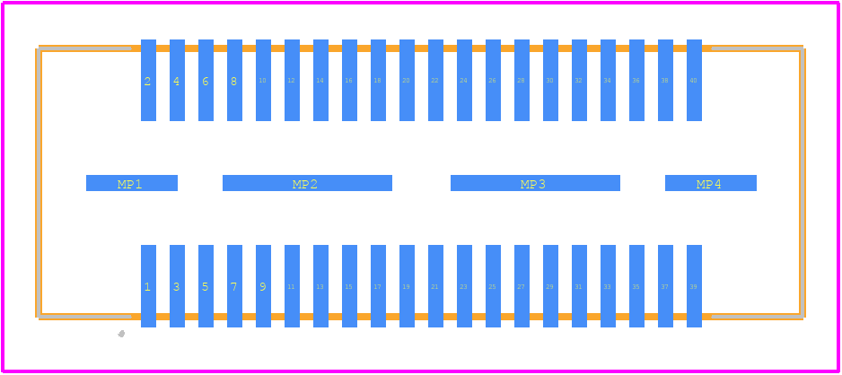 QSE-020-01-C-D - SAMTEC PCB footprint - Other - Other - QSE-020-01-C-D-5