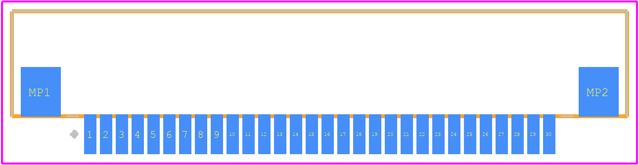 AFC08-S30FCC-00 - JUSHUO PCB footprint - Other - Other - AFC08-S30FCC-00-1