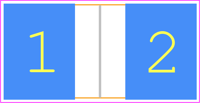 PU5931JKN130U5L - YAGEO PCB footprint - Resistor Chip - Resistor Chip - PU5931JKN130U5L