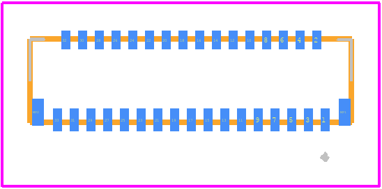 FH35C-33S-0.3SHW(99) - Hirose PCB footprint - Other - Other - FH35C-33S-0.3SHW(99)-2