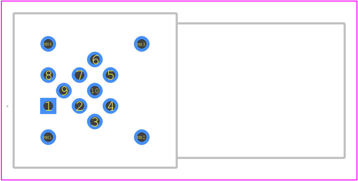 EPG.1B.310.HLN - LEMO PCB footprint - Other - Other - EPG.1B.310.HLN-1