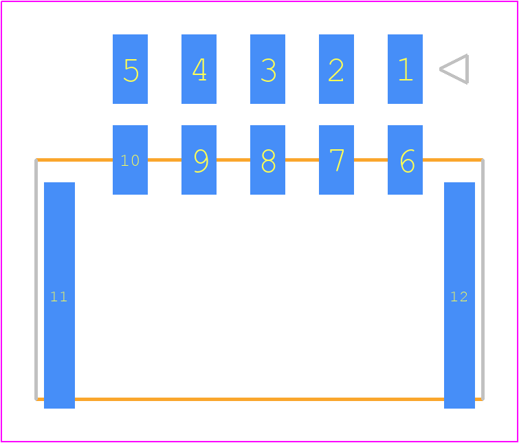 1054051310 - Molex PCB footprint - Other - Other - 105405YY10