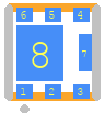 IRFHS8242TRPBF - Infineon PCB footprint - Other - Other - PQFN(2x2)