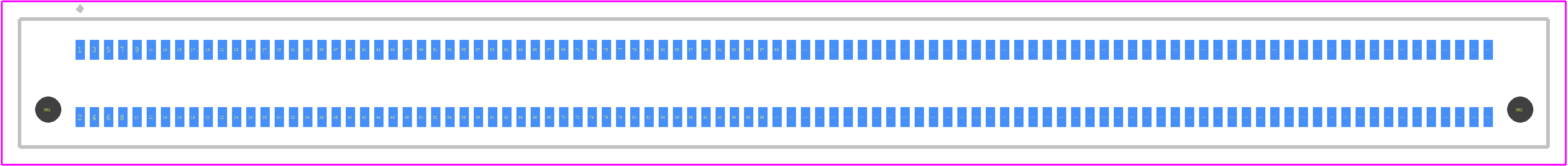 ERM8-100-09.0-S-DV - SAMTEC PCB footprint - Other - Other - ERM8-100-09.0-S-DV-1