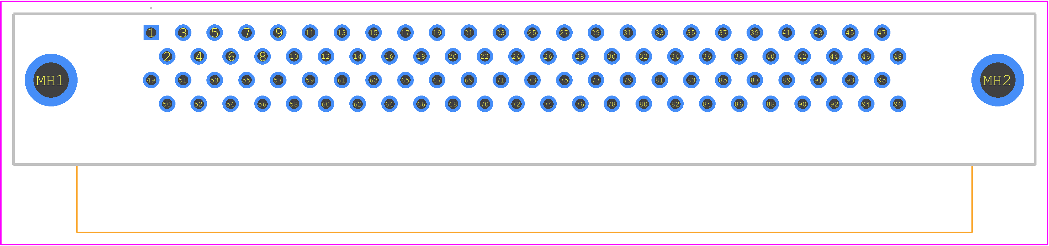 PCR-E96LMD+ - HTK PCB footprint - Other - Other - PCR-E96LMD+-2