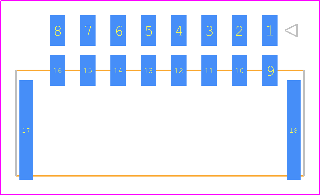 1054051116 - Molex PCB footprint - Other - Other - 105405YY16
