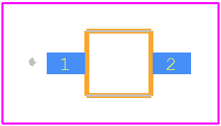 VEMT2023X01 - Vishay PCB footprint - Other - Other - VEMT2023X01-1