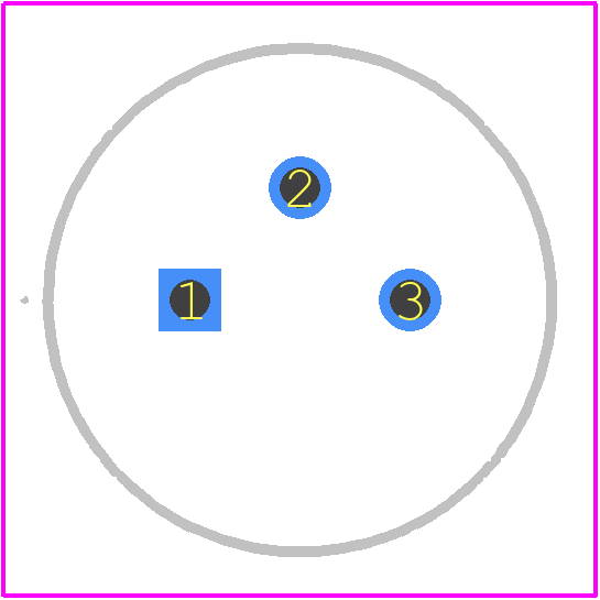 3345P-1-201 - Bourns PCB footprint - Other - Other - 3345P-1-201-2