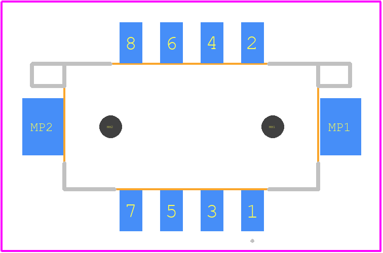 DF11G-8DP-2V(50) - Hirose PCB footprint - Other - Other - DF11G-8DP-2V(50)-7
