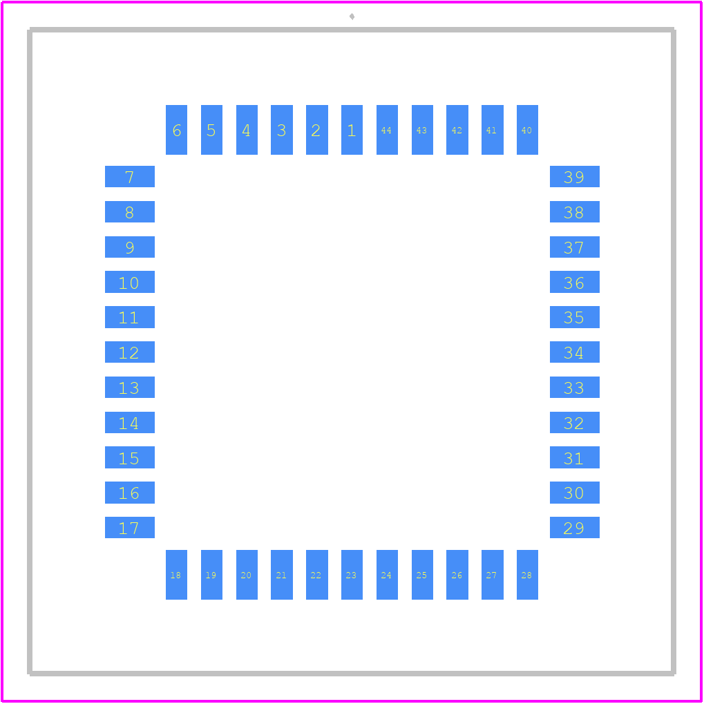 MC-44PLCC-SMT - Multicomp Pro PCB footprint - Other - Other - MC-44PLCC-SMT