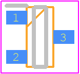 LT1460JCS3-5#TRMPBF - Analog Devices PCB footprint - SOT23 (3-Pin) - SOT23 (3-Pin) - S3 Package 3-Lead Plastic SOT-23 (Reference LTC DWG # 05-08-1631)