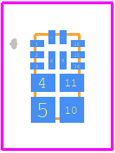 SLG59H1010V - Renesas Electronics PCB footprint - Other - Other - 18-pin STQFN _1.6 x 3.0 mm