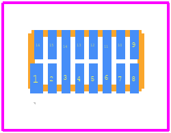EMI4183MTTAG - onsemi PCB footprint - Other - Other - WDFN16 4x2, 0.5P CASE 511BL−01 ISSUE O