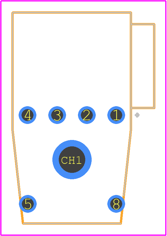 AFBR-1634Z - Avago Technologies PCB footprint - Other - Other - AFBR-1634Z-1