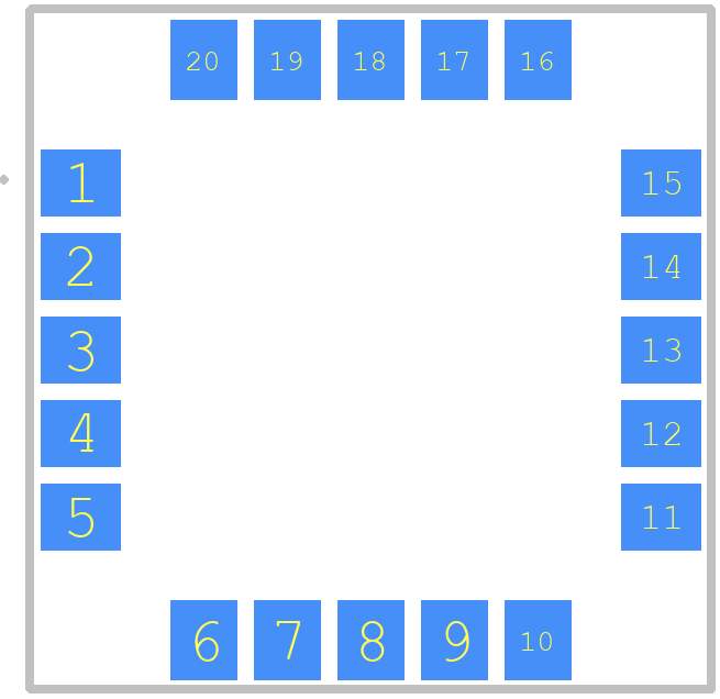SAM-M8Q - u-blox PCB footprint - Other - Other - SAM-M8Q