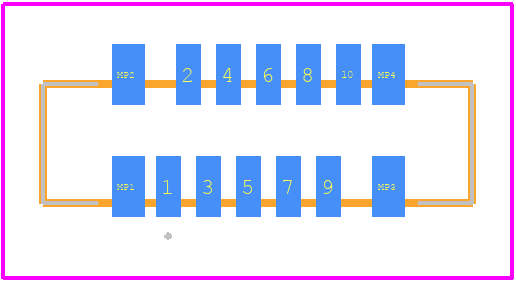 0525591033 - Molex PCB footprint - Other - Other - 0525591033-1