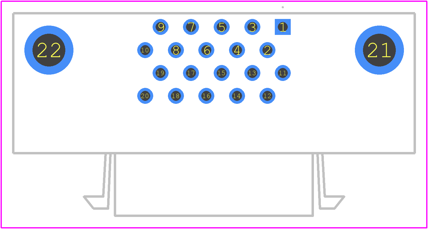 2-2232516-1 - TE Connectivity PCB footprint - Other - Other - 2-2232516-1-2