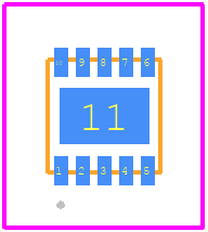TCLAMP2502N - SEMTECH PCB footprint - Other - Other -  TClamp2502N