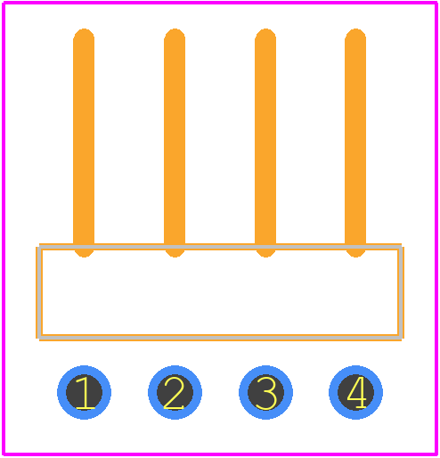 PEC04SBAN - Sullins PCB footprint - Other - Other - PEC04SBAN-6