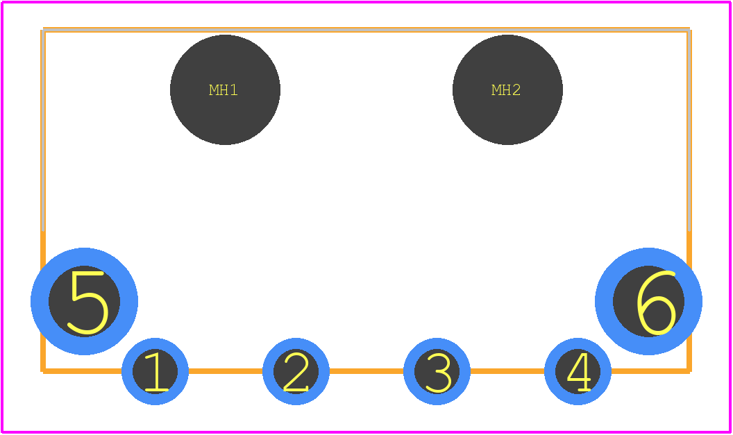 1-641737-1 - TE Connectivity PCB footprint - Other - Other - 1-641737-1-3