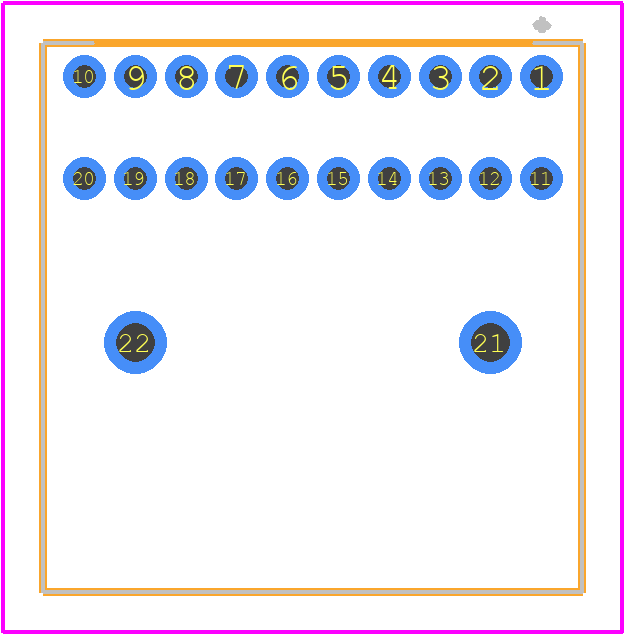 104069-1 - TE Connectivity PCB footprint - Other - Other - 104069-1-1