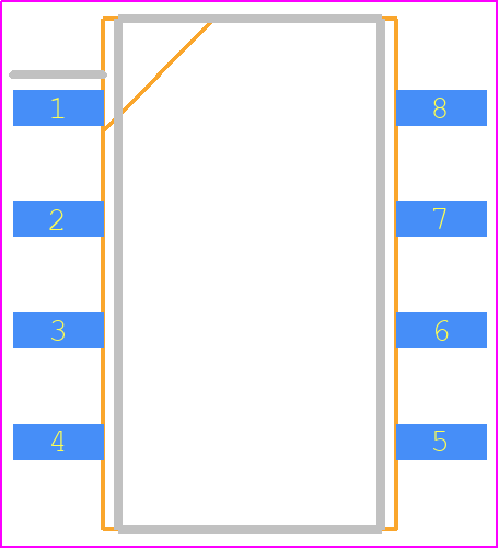 219-4MSTR - CTS PCB footprint - Small Outline Packages - Small Outline Packages - 219-4MSTR
