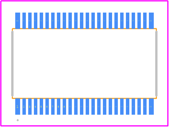 74LVC162373ADGG:11 - Nexperia PCB footprint - Other - Other - 74LVC162373ADGG:11-1