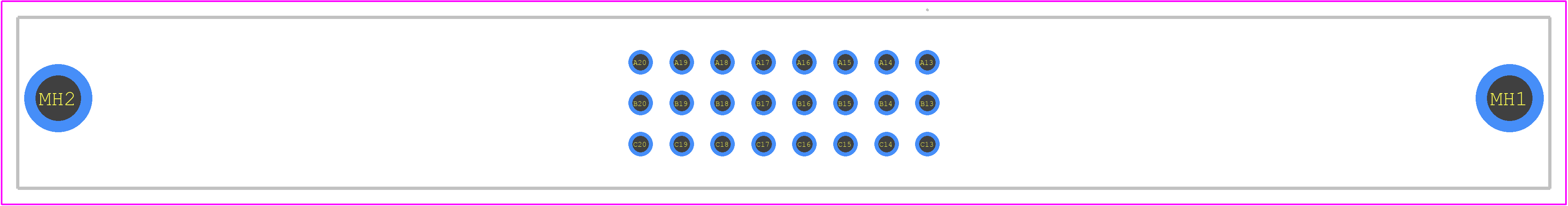 354116 - TE Connectivity PCB footprint - Other - Other - 354116-2