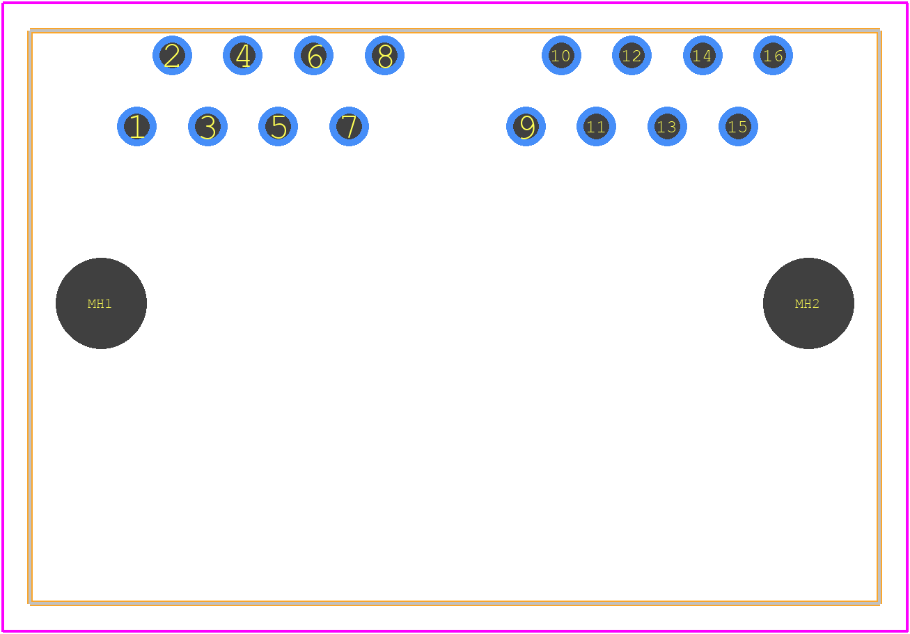A00-216-260-450 - EDAC PCB footprint - Other - Other - A00-216-260-450