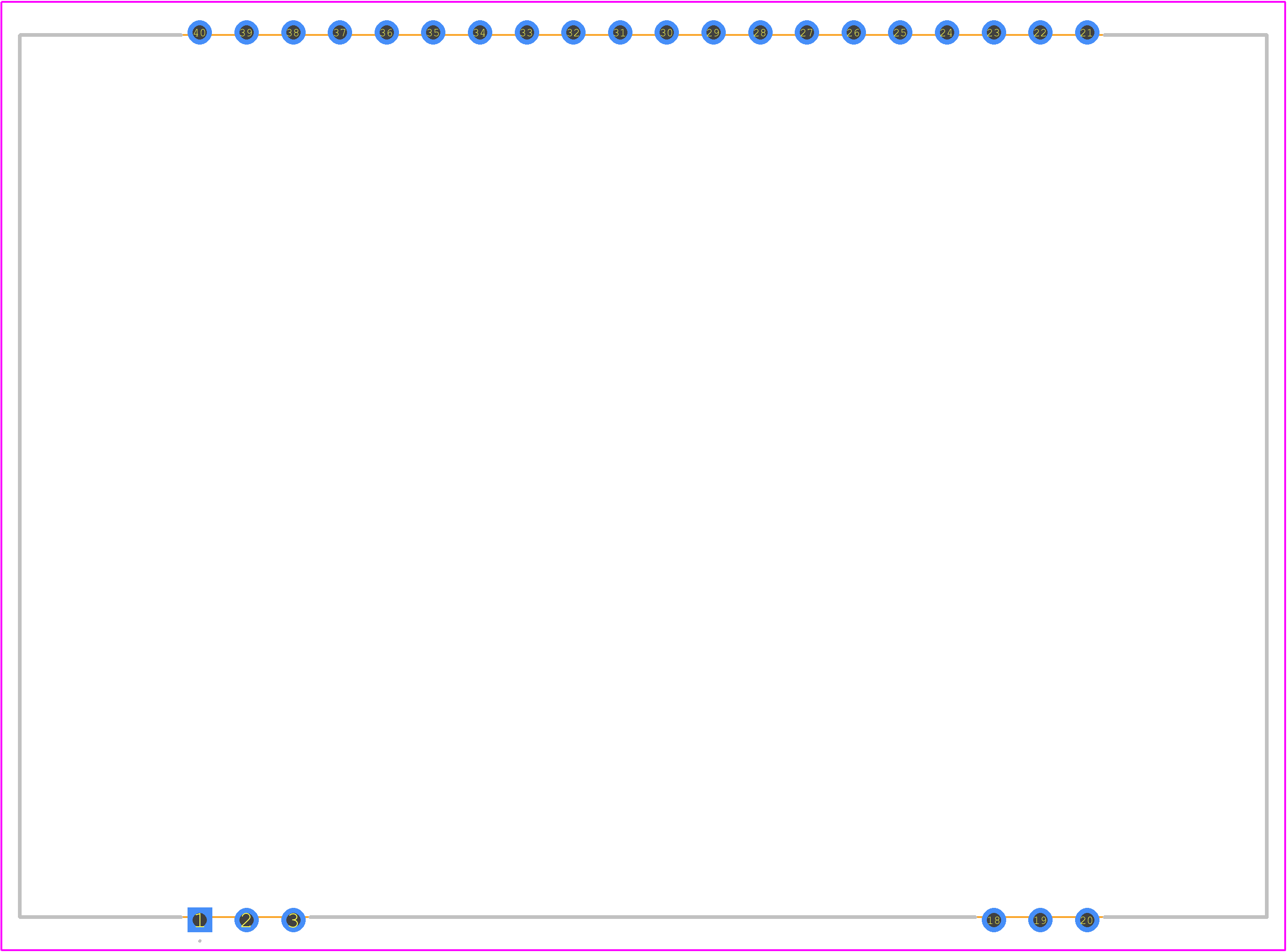 EA DOGL128E-6 - Display Visions PCB footprint - Other - Other - EA DOGL128E-6-2