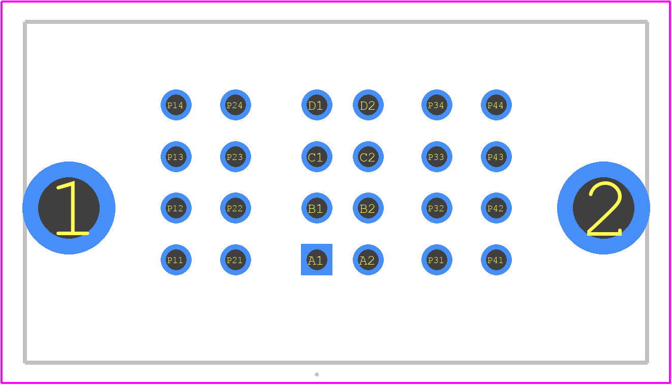 6450830-1 - TE Connectivity PCB footprint - Other - Other - 6450830-1-1
