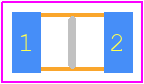 MF-PSMF035X-2 - Bourns PCB footprint - Fuses Chip - Fuses Chip - MF-PSMF035X-2