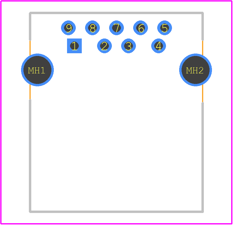 0484050003 - Molex PCB footprint - Other - Other - 0484050003-1
