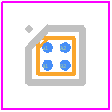 MAX2205EBS+T - Analog Devices PCB footprint - BGA - BGA - 2x2 UCSP_2021
