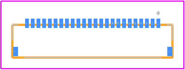 FH34SRJ-24S-0.5SH(50) - Hirose PCB footprint - Other - Other - FH34SRJ-24S-0.5SH(50)-1