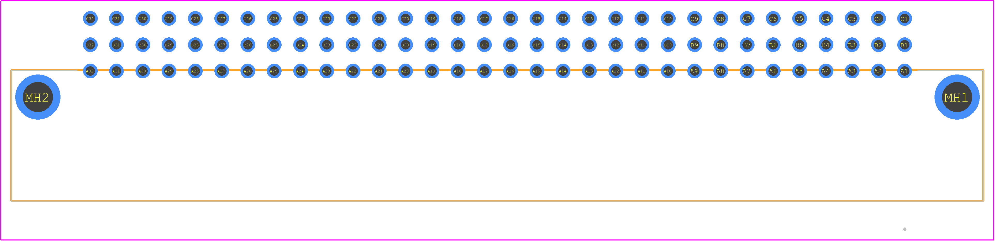 PCN10-96P-2.54DS(72) - Hirose PCB footprint - Other - Other - PCN10-96P-2.54DS(72)-2