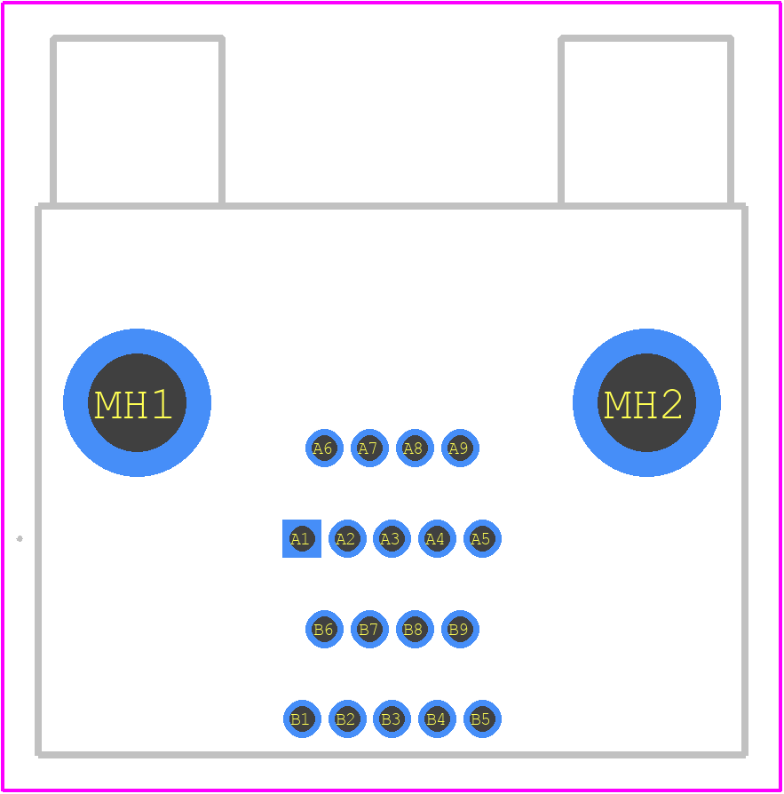 0836199003 - Molex PCB footprint - Other - Other - 0836199003-2