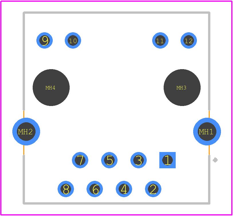 1734577-2 - TE Connectivity PCB footprint - Other - Other - 1734577-2-2